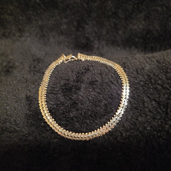 Source Unknown Jewelry - Sterling Silver Linked Herringbone Bracelet